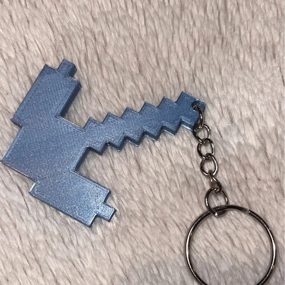 Minecraft keychain